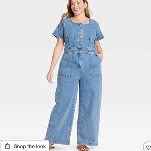 Ava & Viv Denim Jumpsuit